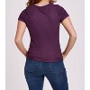 Women's Aimee Scoop Neck Rib Top - Another Love - 2 of 4