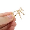 Unique Bargains Women's Hollow Bow Ponytail Buckle Hair Clip 1 Pc - 4 of 4