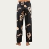 Anna-Kaci Men's Satin Lounge Pants with Baroque Print and Elastic Waistband - 4 of 4