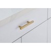 Elegant Lighting Dior 4Inch Center to Center Brass Bar Pull Multipack (set of 10) - 3 of 4