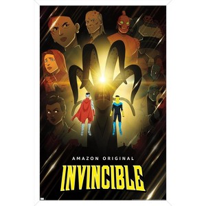 Trends International Invincible - Gold One Sheet Framed Wall Poster Prints - 1 of 4