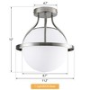 Maxax 11.2" Elegant Globe Flush Mount - 3 of 4