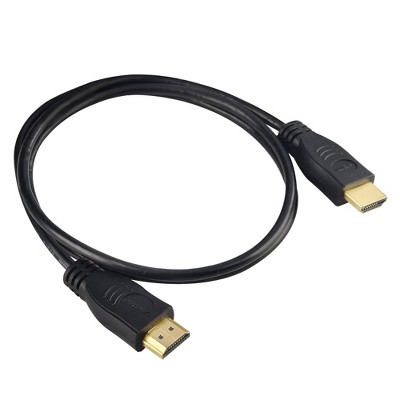 INSTEN High Speed HDMI Cable with Ethernet M/M, 3FT Black