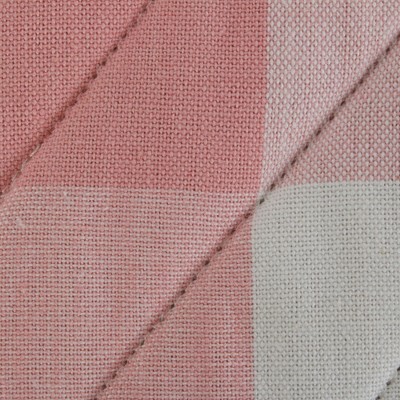 Pink and White Cotton Potholder Set, 9x8 Inches