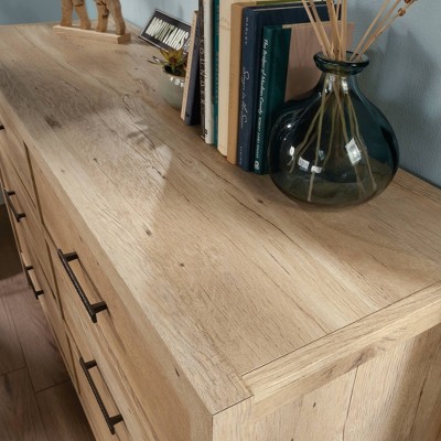 Prime Oak Double Dresser with Six Drawers