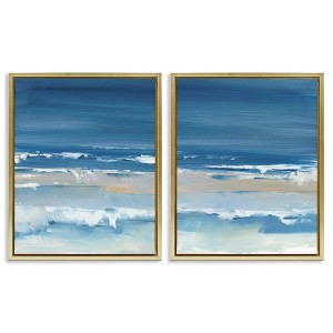 Stupell Industries Crashing Beach Wave Shore, 31" x 25" - 1 of 4