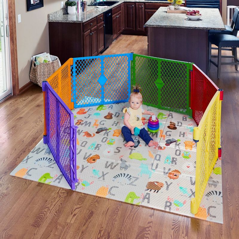 Toddleroo by North States Superyard ABC Play Mat, 3 of 13
