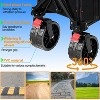 Musment Collapsible Foldable Wagon Cart, 350lbs Large Capacity Folding Wagon Cart - 4 of 4
