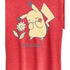Women's - Pokémon - Pikachu Flowers Short Sleeve Graphic T-Shirt - 2 of 4
