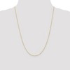 Black Bow Jewelry 1.1mm, 10k Yellow Gold, Singapore Chain Necklace - 2 of 4