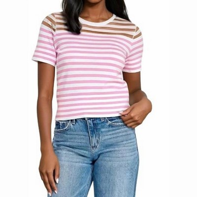 Women's Loving My Stripes Tee - milk & honey