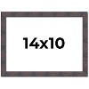 PosterPalooza | Photo Size Slim Profile Brown Frame - UV Acrylic, Foam Board Backing, Hanging Hardware - 2 of 4