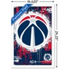 Trends International NBA Washington Wizards - Maximalist Logo 23 Framed Wall Poster Prints - 3 of 4