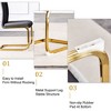NicBex 5 PCS/7 PCS Dining Table Set with Rock Plate Tabletop and 4/6 PU Chairs for Kitchen/Apartment - 4 of 4