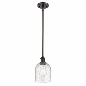 Bella - 1 Light Stem Hung Mini Pendant In Industrial Style-9.5 Inches Tall and 5.5 Inches Wide - 1 of 1
