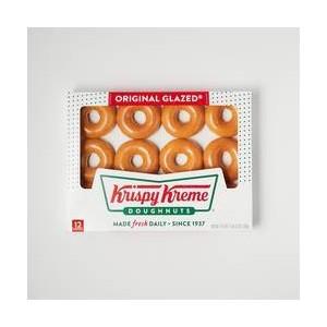 Krispy Kreme Original Glazed Donuts - 12ct - 1 of 3