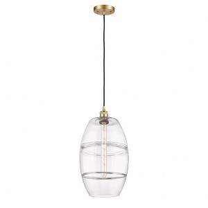 Vaz - 1 Light Cord Hung Mini Pendant In Industrial Style-18.5 Inches Tall and 10 Inches Wide - 1 of 1