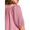 Women's Floral Applique Detail Blouse - umgee - 4 of 4