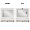 Amanti Art Mirror Makeover Bathroom Mirror Frame Border Kit - Fully Assembled Peel and Stick Frame - Mirror NOT Included - Flair Trim - 4 of 4