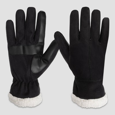 Isotoner Microsuede Gloves - Black - image 2