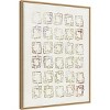22" x 30" Dreamy Geo III by Aimee Wilson Framed Canvas Wall Art Light Brown - Amanti Art - 2 of 4