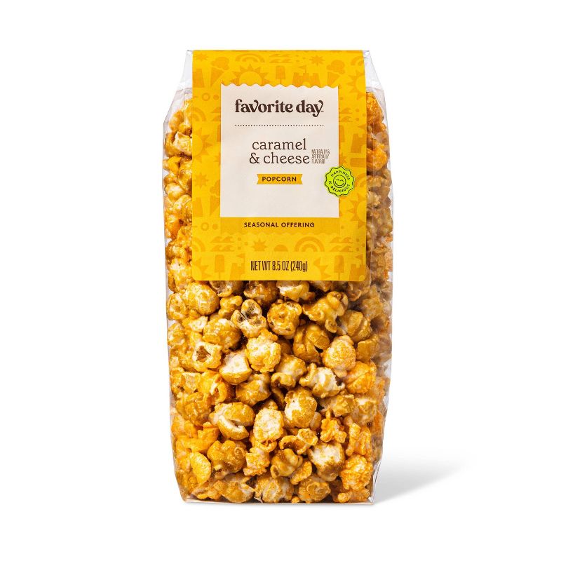 Caramel &#38; Cheese Popcorn Bag - 8.5oz - Favorite Day&#8482;, 1 of 4