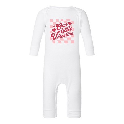 The Juniper Shop Our Little Valentine Baby Romper