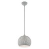 Livex Lighting Charlton 1 - Light Pendant in  Nordic Gray - 4 of 4