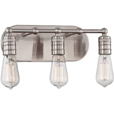 Minka Lavery Muse Collection 14 1/4"W Brushed Nickel 3-Light Bath Light