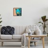 Stupell Industries Brilliant Blue Bear Gazing Street Style Graffiti Splatter Black Framed Giclee Art - 2 of 4