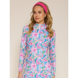 Danielle Mock Neck Top - 1 of 4