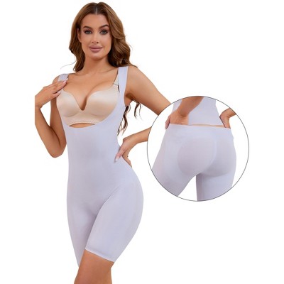 INSPIRE CHIC Women's Butt Lifter Thigh Slimmers Tummy Control Bust Back Support Body Shapers