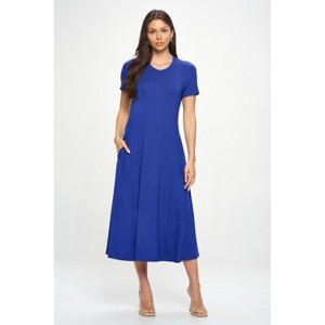 WEST K Women's Jenesis Crewneck T-Shirt A-line Dress with Pockets - 1 of 4