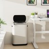 Dolonm 13 Gallon 50L Kitchen Soft Close Trash Can Stainless Steel Ellipse Bustbin - 3 of 4