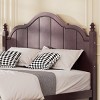 KWPZQEB Platform Bed Frame with Headboard and Wooden Slats Support, Vintage Wooden Bed Frame, No Box Spring Needed, Easy Assembly - 3 of 4