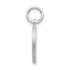 Black Bow Jewelry 14k White Gold, Julia Collection, Small Satin Block Initial D Pendant - 2 of 4