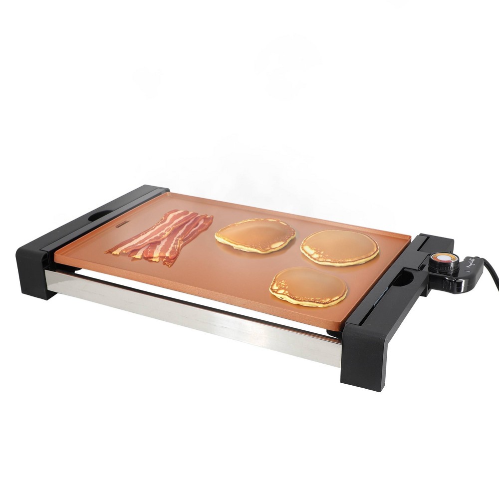 Photos - Electric Grill MegaChef 21.63" Copper  with Non-Stick Coating