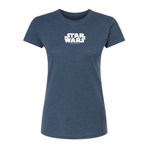 Women's - Star Wars - Logo Fitted Graphic T-Shirt - 1 of 3