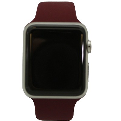 Olivia Pratt Solid Silicone Apple Watch Band Medium to Large Size Wrist M/L only.  Made for 6.5 to 8.5 inch Wrists.