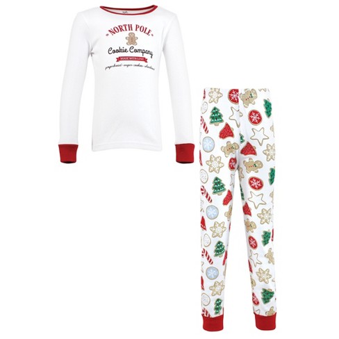 Touched by Nature Infant and Toddler Organic Cotton Tight-Fit Pajama Set,  Christmas Cookies, 6-12 Months