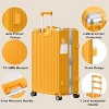 Luupatchy Business Aluminum Frame Zipperless Checked Luggage Hard Shell Suitcase with TSA Lock - 2 of 4