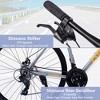 Road Bike With 24 Speeds Drivetrain, 700C Bike With Disc Brakes, Lightweight City Bike Aluminum Alloy Frame,Road Hybrid Bike - 4 of 4