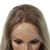 Unique Bargains Women's Halloween Long Body Wave Lace Front Wigs with Wig Cap 26" Brown Gold Tone 1 Pc - image 4 of 4