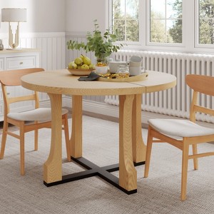 Grungis Round Dining Table for 4 People,Modern Kitchen Table for Kitchen,Living Room - 1 of 4