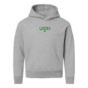 The Juniper Shop Embroidered Lucky Clover Youth Graphic Hoodie - 1 of 3