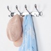 Unique Bargains Stainless Steel Wall Mounted Rust-Resistant Coat Hooks - 2 of 4