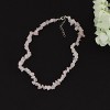 Natural Stone Irregular Gemstone Beaded Choker Necklace for Women Bohemian Crystal Jewelry, Rose Quartz - 2 of 4