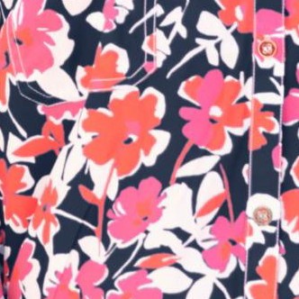 navy floral