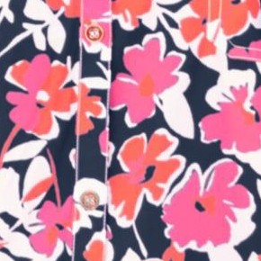 navy floral