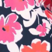 navy floral